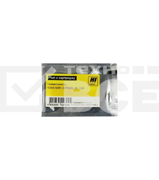 Чип Hi-Black к картриджу HP CLJ Pro M254/MFP M281 (CF540X), Bk, 3,2K