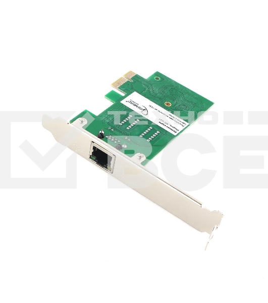 Сетевой адаптер Ethernet Gembird NIC-GX1 1000/100/10, PCI-express, чипсет RTL8111C