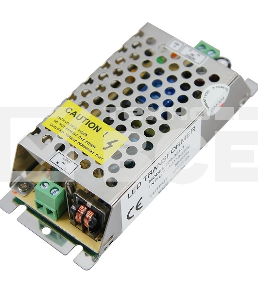 Источник питания 220 V AC/24 V DC 1 A 24 W с разъемами под винт, без влагозащиты (IP23)