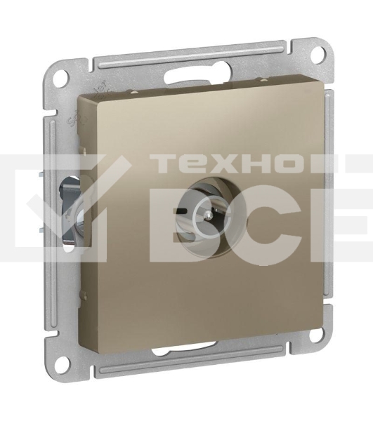 Механизм антенны TV ATLAS DESIGN коннектор шампань SchE ATN000593