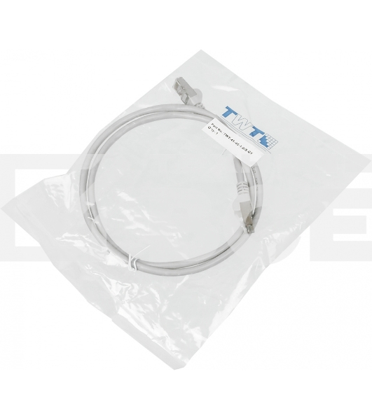 Кабель Патч-корд Lanmaster TWT-45-45-1.0/S-GY вилка RJ-45-вилка RJ-45 кат.5е 1м серый LSZH (уп.:1шт)
