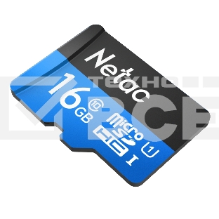 Флеш карта microSDHC 16GB Netac P500 <NT02P500STN-016G-S> (без SD адаптера) 80MB/s