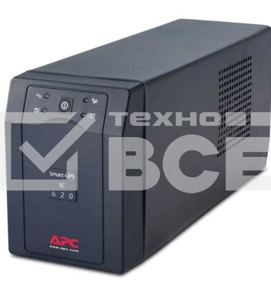 Источник бесперебойного питания APC Smart-UPS SC SC620I 390Вт 620ВА черный