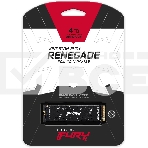Накопитель SSD Kingston FURY Renegade, 4000 ГБ, M.2 2280, PCIe 4.0 x4, NVMe, R/W 7300/7000, с радиатором, фото 1