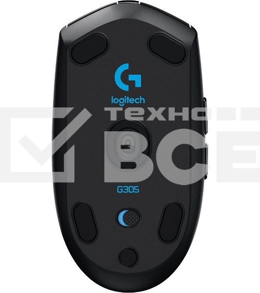 Мышь беспроводная Logitech G305 Lightspeed черный, 12000 dpi, радиоканал, USB, кнопки - 6