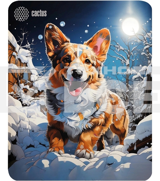 Коврик для мыши Cactus Corgi 300x250x3мм (CS-MP-D13M)