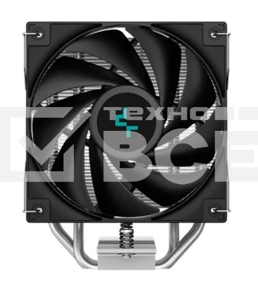 Кулер для процессора DEEPCOOL AG400 черный, 120 мм, алюминий/медь, 2000 об/мин, 31.6 дБ, 4 pin, 220 Вт, 150 мм