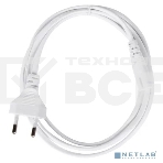 Кабель для аудио-видео техники IEC-320-C7, 2-pin 1,8m, белый, iOpen <ACE023-W-1.8M>, фото4
