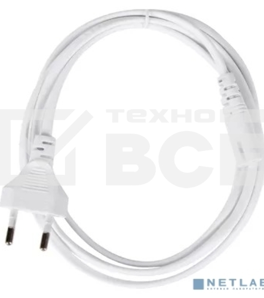 Кабель для аудио-видео техники IEC-320-C7, 2-pin 1,8m, белый, iOpen <ACE023-W-1.8M>