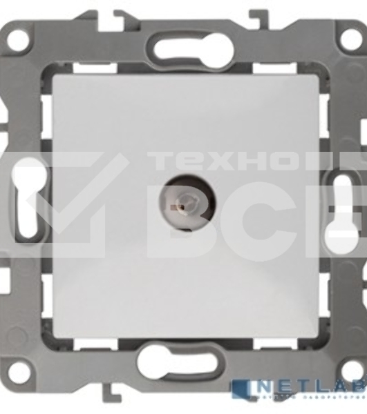 Розетка телевизионная TV ЭРА одиночная, IP20, 12-3101-01 белый