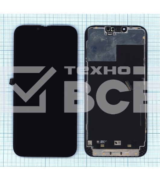 Дисплей (модуль) для Apple iPhone 13 Pro Max в сборе с тачскрином, черный