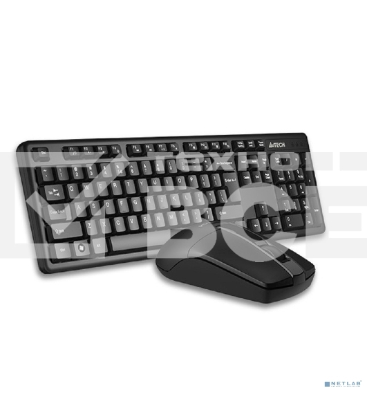 Клавиатура + мышь A4Tech 3330N клав:черный мышь:черный USB беспроводная Multimedia