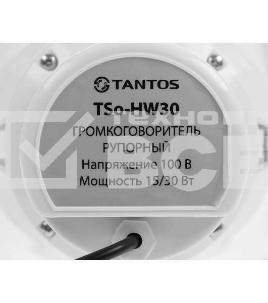 Громкоговоритель Tantos TSo-HW30 рупорный 30Вт белый (00-00025066)