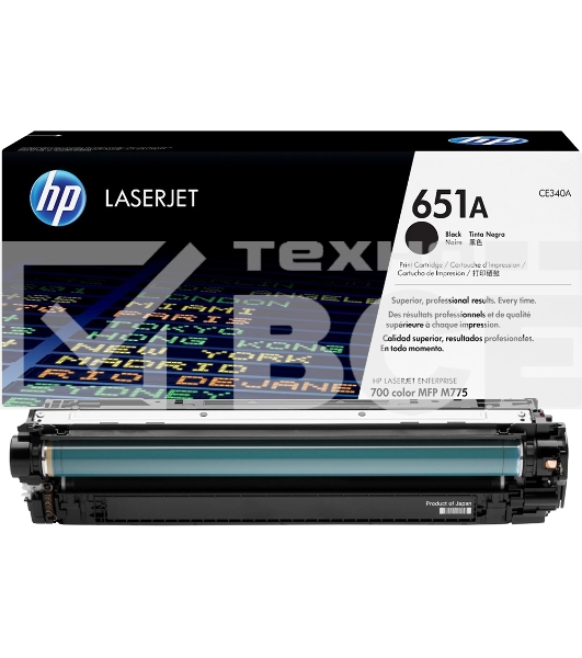 Картридж лазерный HP CE340A 651A черный для LaserJet 700 Color MFP 775 13500стр.