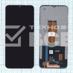 Дисплей (модуль) для Realme C30s (RMX3690) в сборе с тачскрином черный