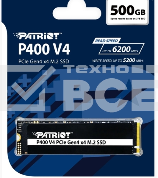 Накопитель SSD Patriot M.2 2280 500Gb P400VP500GM28H