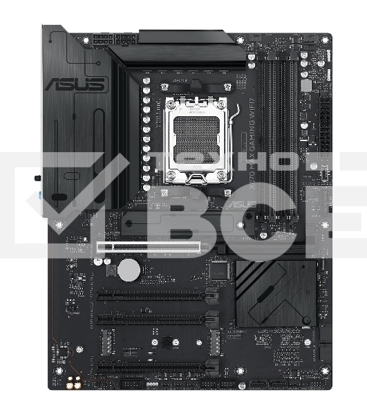 Материнская плата ASUS X870 MAX GAMING WIFI7, AM5, AMD X870, 4xDDR5, 4xSATA, 3xM.2, 1xPCIe 5.0 x16, 2xPCIe 4.0 x16, 1xPCIe x1, 1xHDMI, 2xUSB-C 40Gbps (USB4), 1xUSB-A 10Gbps, 3xUSB-A 5Gbps, 4xUSB-A 2.0, 1x2.5Gb LAN, Wi-Fi 7, Bluetooth 5.4, 3x3.5 мм, 7.1, A