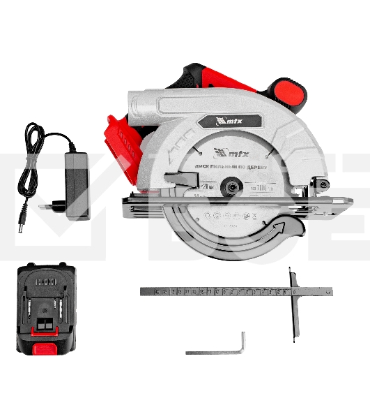Пила циркулярная аккумуляторная MTX CCSU-20-165, 165 мм, Li-Ion, 20 В