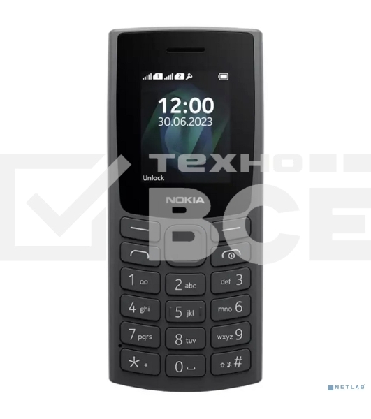 Мобильный телефон Nokia 105 TA-1557 DS EAC1 черный/угольный