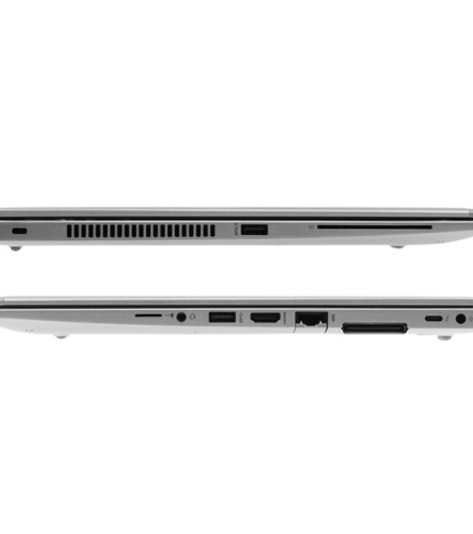 Клавиатура для ноутбука HP EliteBook 850 G5 755 G5 черная с серой рамкой, подсветкой и указателем
