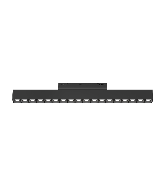 Трековый линейный светильник Ambrella light GL4505 BK черный IP20 18W 3CCT 3000-6000K SMART 48V 24° 328*22*25