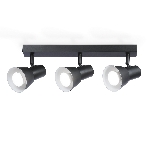 Светильник Ambrella light TA13122/3 BK/WH черный/белый GU10/3 max 12W 470*85*150, фото6
