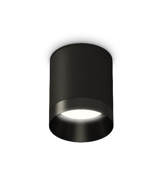 Светильник Ambrella Light XS6302021 SBK/PBK черный песок/черный полированный MR16 GU5.3 (C6302, N6131)