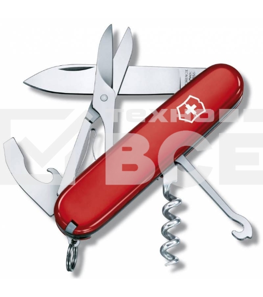 Нож перочинный Victorinox Compact (1.3405) 91мм 15функций красный карт.коробка