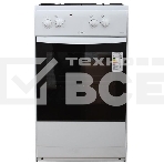 Комбинированная плита Darina S KM521 300 W, 50х45см, 2 газ. конфорки, эл. духовка, цвет белый, фото2