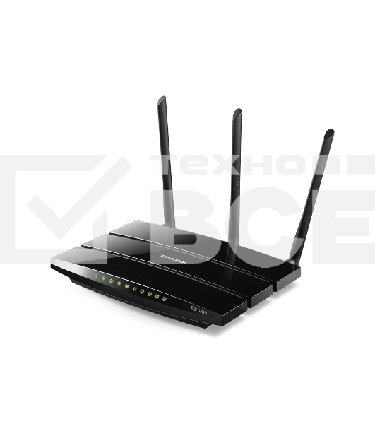 Беспроводный двухдиапазонный TP-Link маршрутизатор с VDSL/ADSL модемом SOHO Archer VR400, 867 Мбит/с + 300 Мбит/с, VDSL2/ADSL2+, Annex A, 4 порта 100 Мбит/с, 1 порт WAN 1000 Мбит/с, 1 порт USB 2.0