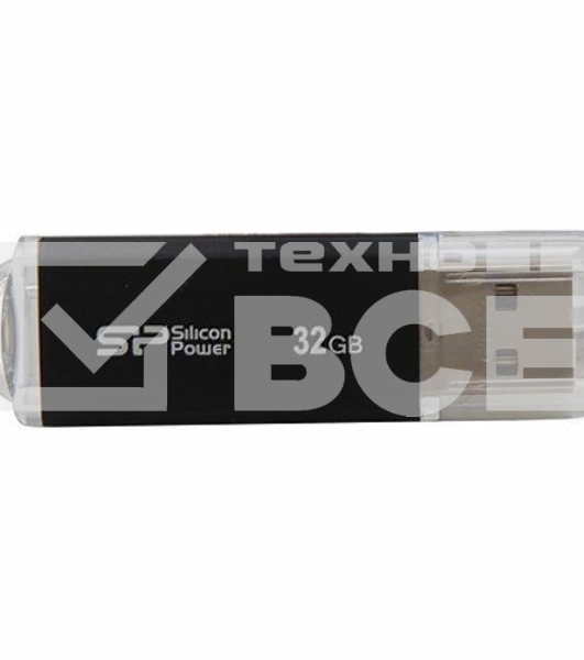 Флешка USB R/W Silicon Power R/W 32Gb Ultima II-I Series SP032Gb,UF2M01V1K USB 2.0 черный