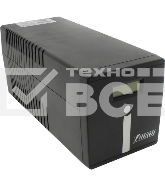 Источник бесперебойного питания PowerMan Smart Sine 1000 black (Pure Sine Wave/LCD Display/USB/Software/RJ11/45)