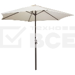 Зонт садовый Ecos GU-01 (бежевый) без крестообразного основания, фото 1