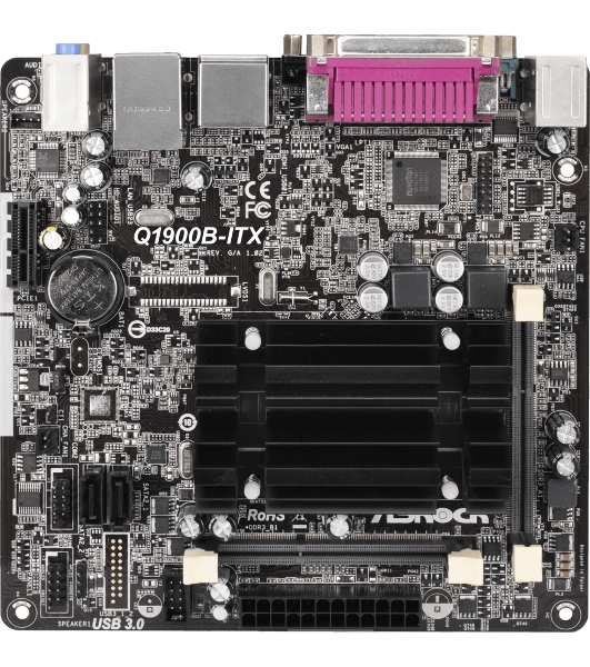 Материнская плата Asrock Q1900B-ITX mini-ITX AC`97 6ch(5.1) GbLAN+VGA+HDMI