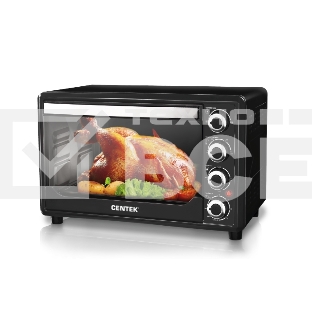 Мини-печь Centek CT-1530-36 Convection (черн) ОБЪЕМ 36л, 1600Вт, ВОЗДУШНАЯ КОНВЕКЦИЯ, 4режима
