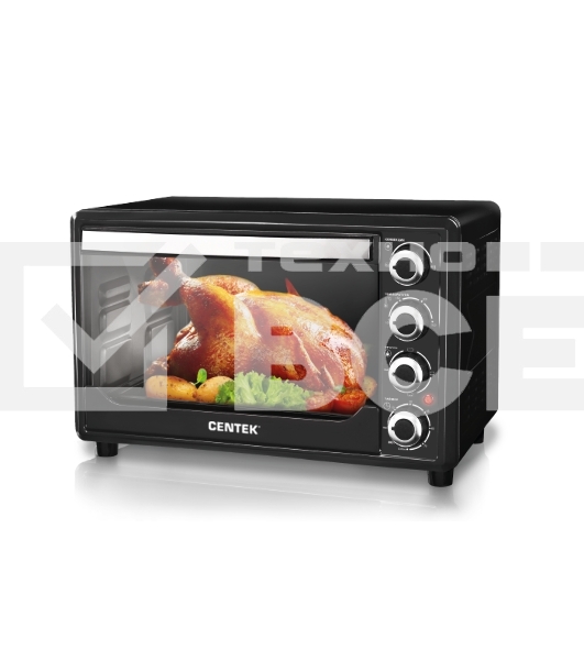 Мини-печь Centek CT-1530-36 Convection (черн) ОБЪЕМ 36л, 1600Вт, ВОЗДУШНАЯ КОНВЕКЦИЯ, 4режима
