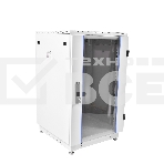 Шкаф коммутационный ЦМО ШТК-М-18.6.8-1ААА 18U 600x820мм пер.дв.стекл задн.дв.стал.лист 2 бок.пан. направл.под закл.гайки 270кг серый, фото 1