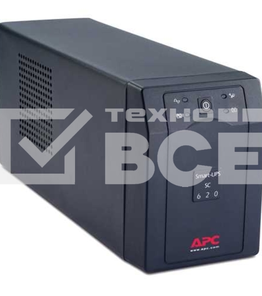 Источник бесперебойного питания APC Smart-UPS SC SC620I 390Вт 620ВА черный
