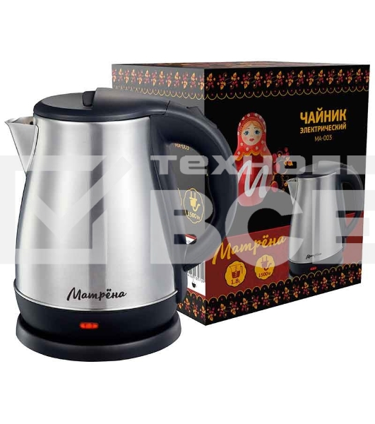 Чайник Матрена MA-003 электрический (1,8 л) стальной