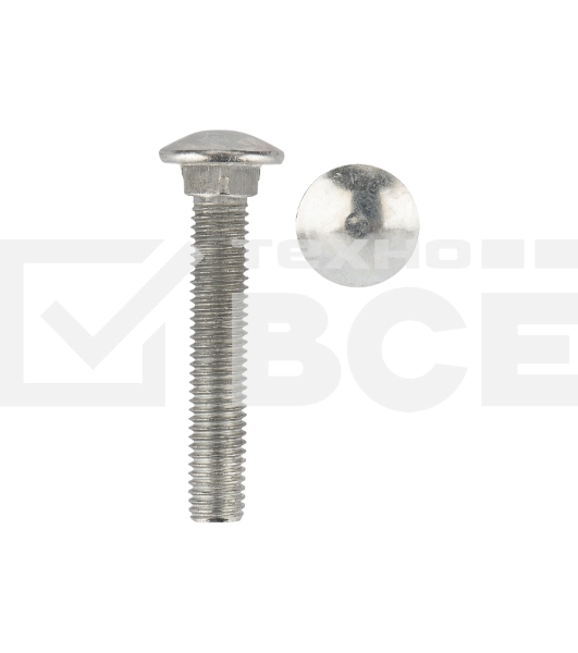 Болт мебельный KRANZ DIN 603, 10х50, короб (25 шт./уп.)