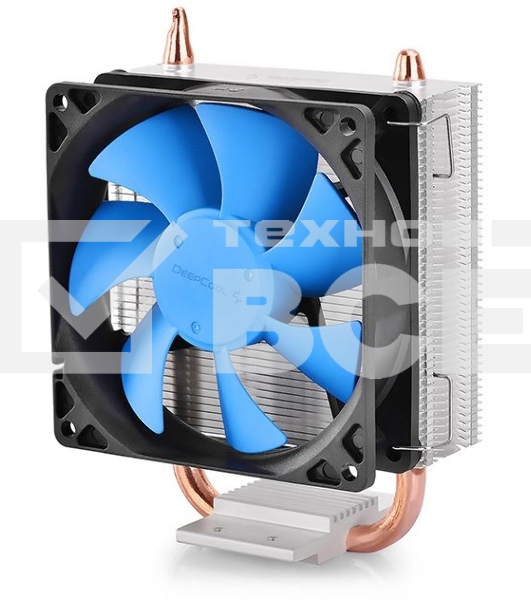 Кулер для процессора DEEPCOOL ICE BLADE 100 PWM 1700 синий, 92 мм, алюминий/медь, 2200 об/мин, 29 дБ, 4 pin, 100 Вт, 135 мм