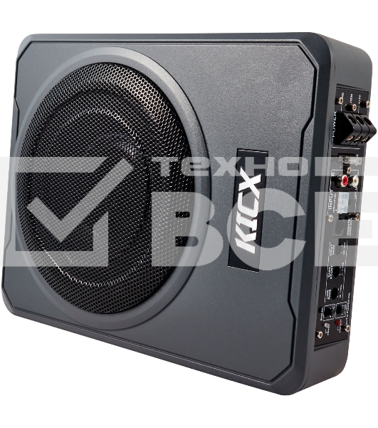 Сабвуфер автомобильный Kicx Q200BA 300Вт активный (20см/8