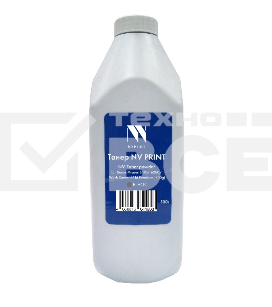 Тонер + девелопер NVP для Xerox Phaser 6510, 6280, WorkCenter 6515 Premium (500г) Black