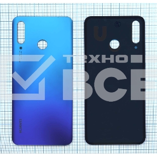 Задняя крышка для Huawei P30 Lite Nova 4E 48MP  голубой