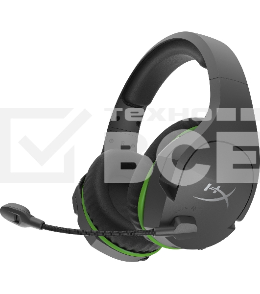 Игровые наушники чёрно-серые ASUS TUF Gaming H3 WL (2.4 ГГц, 7.1 виртуально, 50мм, неодимовые магниты, 32 Ом, 20~20000 Гц, микрофон, USB-C, PC, Mac, PS4, Nintendo Switch, Xbox One, 90YH02ZG-B3UA00)