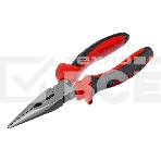 Длинногубцы прямые, 160 мм, хром-ванадий, двухкомпонентные рукоятки Matrix, фото3