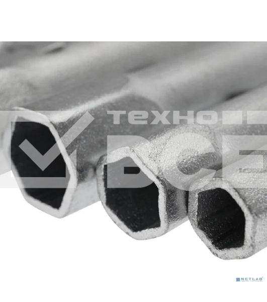 Набор ключей-трубок торцевых Rexant 8х17 мм, вороток, оцинкованные, 6 шт.