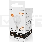 Лампа светодиодная Gauss Elementary 10Вт цок.:E14 шар 220B 3000K св.свеч.бел.теп. (упак.:10шт) (53110), фото7