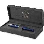 Ручка роллер Parker Sonnet Core T539 (CW1931535) LaqBlue CT F черн. черн. подар.кор., фото 1