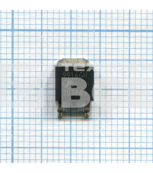 Микросхема N-MOSFET AP9916GH TO-252